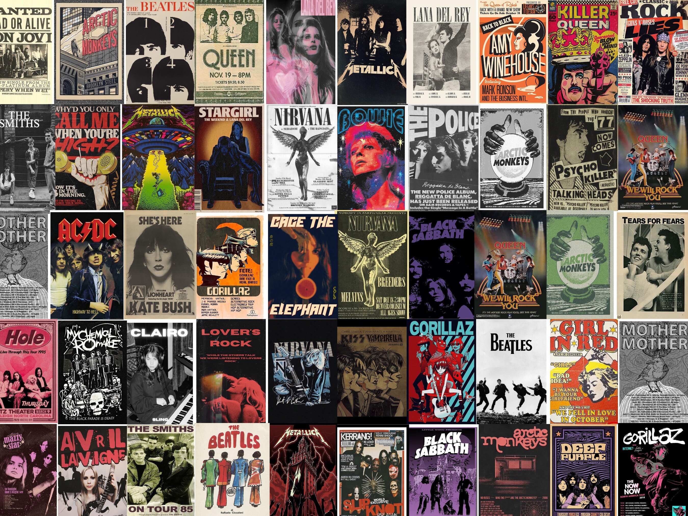 CLASSIC　ROCK POSTERS This item is unavailable - Etsy