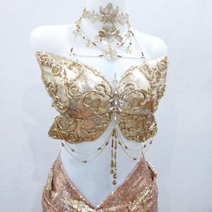 Butterfly corset sugar gold