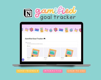 Gamified Goal Tracker: ADHD-Friendly Notion Template for Making Real Progress on Your Goals