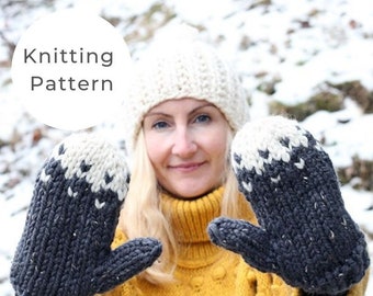 Knitting Pattern / Mittens / Mittens pattern / Mittens Knitting Pattern / Mittens Knitted / Snow Mittens / Mitten