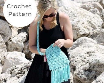 Crochet boho bag pattern/ Crochet Pattern / Boho bag pattern / Fringe bag pattern / Crochet bag pattern / Bag pattern