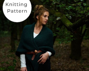 Highland Forest Shawl Knitting Pattern / Outlander Patterns / Outlander / Outlander Knitting Patterns / Shawl / Outlander Shawl