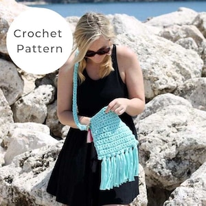 Crochet boho bag pattern/ Crochet Pattern / Boho bag pattern / Fringe bag pattern / Crochet bag pattern / Bag pattern