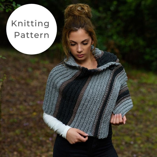 Capelet Knitting Pattern / Outlander Patterns / Outlander / Outlander Knitting Patterns / Capelet / Outlander Shawl