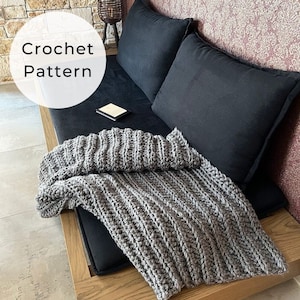 Chunky Crochet Blanket Pattern, Crochet Blanket, Blanket Pattern, Chunky Blanket, Crochet Blanket Pattern, Blanket Crochet Pattern,