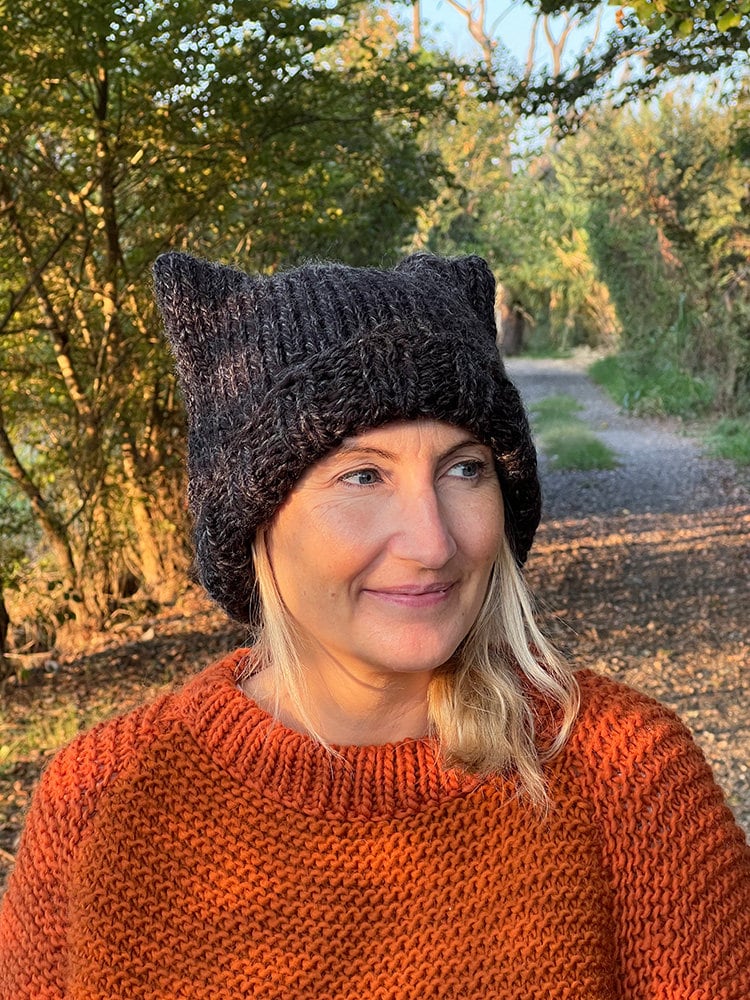 帽子 LOOP YARN SHAGGY CAT EAR KNIT CAP LOOP YARN SHAGGY CAT EAR KNIT CAP