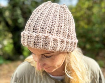 Crochet Beanie Pattern, Crochet Hat Pattern, Easy Hat Crochet Pattern, Hat Crochet Pattern, How To Crochet A Hat, Crochet Hat, Hat Pattern,