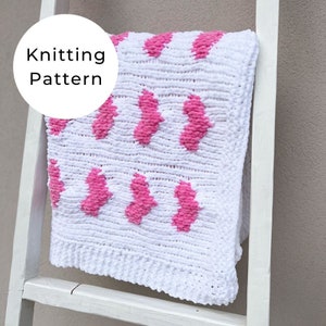 Heart baby blanket pattern, baby blanket knitting pattern, baby knitting patterns, baby knits, Heart Baby Blanket, Knitted Heart Blanket