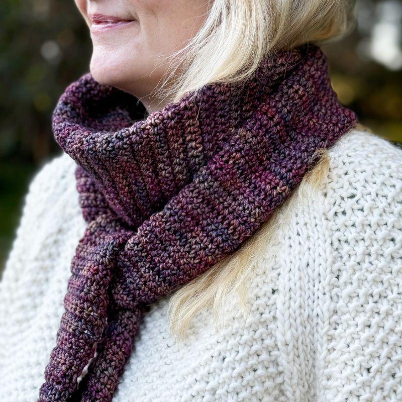 35 Hat and Scarf Crochet Patterns to Keep You Cozy and Creative 34 Skinny Scarf Crochet Pattern / Skinny Scarf