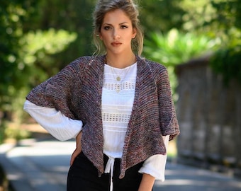 Easy Top Down Crescent Shawl Knitting Pattern/Shawl Patterns/Shawl Knitting Patterns/Crescent Shawl