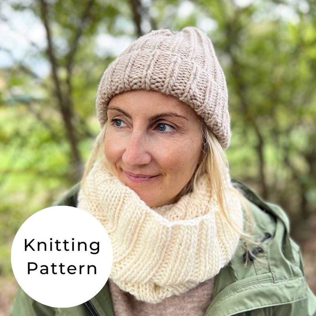 Neck Warmer Knitting Pattern, Neck Warmer Pattern, Knit Neck Warmer