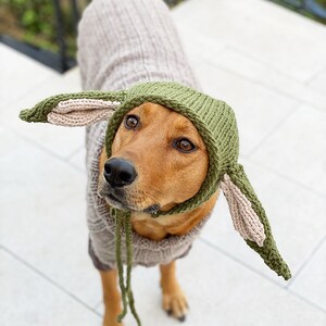 Dog sweater knitting pattern, Baby Yoda pattern, dog sweater pattern, knitting pattern, dog clothes, dog jumper pattern image 6