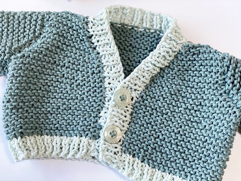 Baby cardigan knitting pattern, baby cardigan knitting patterns, baby cardigan pattern, baby knitting, baby cardigan knitted image 3