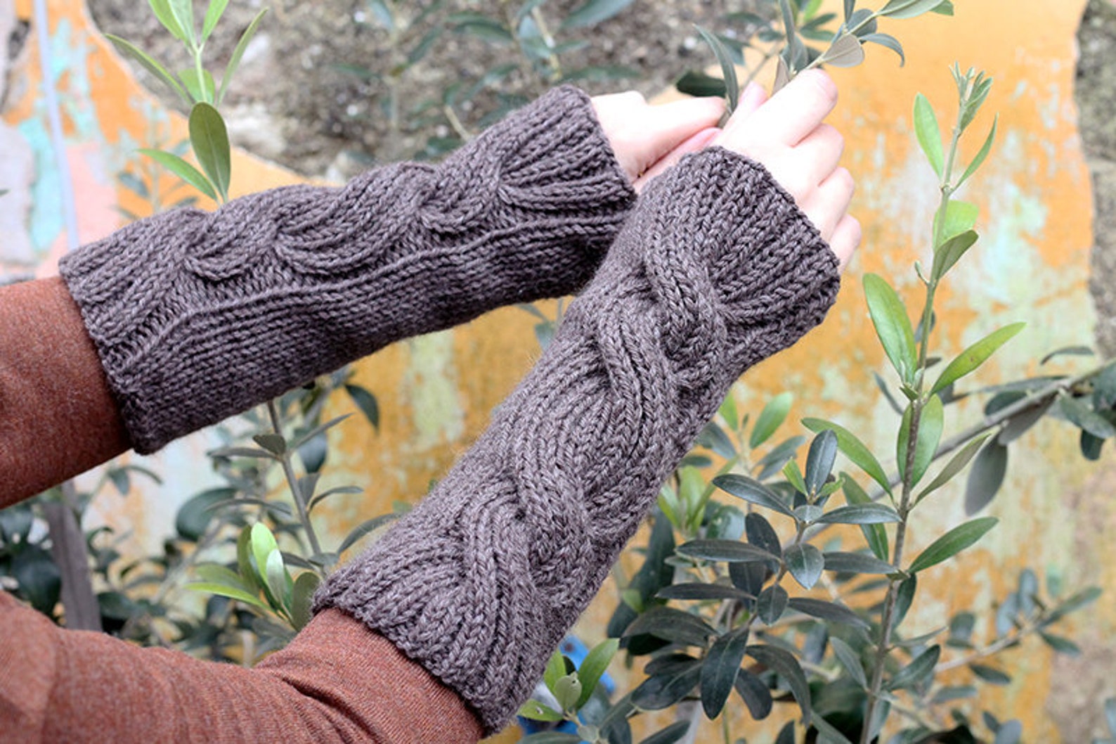 Knitting Pattern / Wrist Warmers / Wrist Warmers Pattern / Etsy