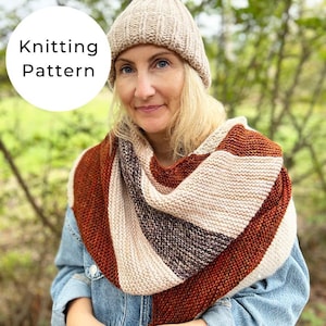 Stash Busting Shawl Knitting Pattern, Shawl Knitting Pattern, Knit Shawl Pattern, Shawl Pattern, Knitted Shawl Pattern, Knitting Pattern