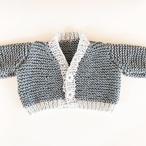 Baby cardigan knitting pattern, baby cardigan knitting patterns, baby cardigan pattern, baby knitting, baby cardigan knitted image 2