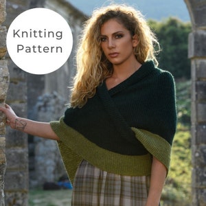 Fraser&#39;s Ridge Shawl Knitting Pattern/Outlander Patterns/Outlander/Outlander Knitting Patterns/Triangle Shawl/Outlander Shawl/Sontag
