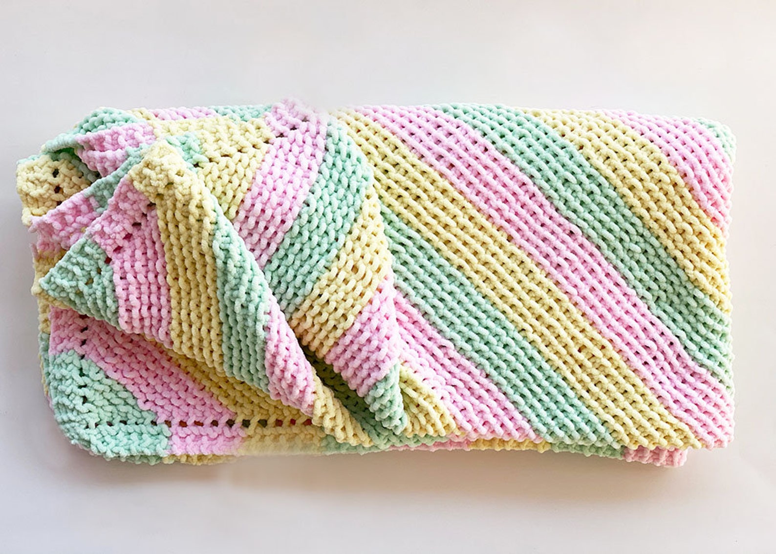 Corner to Corner Baby Blanket Pattern Baby Blanket Knitting Etsy