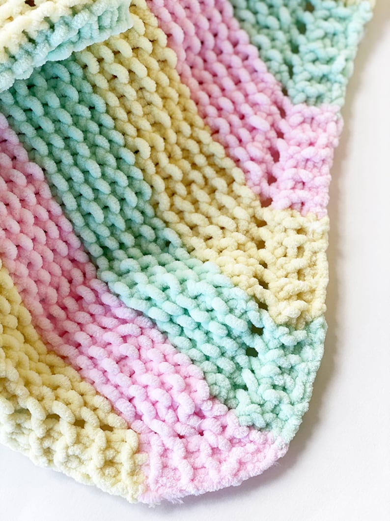 Corner to Corner Baby Blanket Pattern Baby Blanket Knitting Etsy