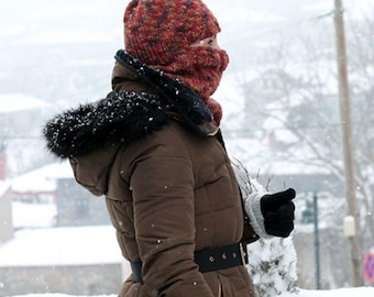 Balaclava Knitting Pattern / Balaclava Pattern / Balaclava Mask / Balaclava Knit / Balaclava Knitting Pattern / Women's Balaclava Pattern