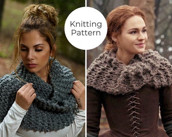 Brianna Cowl Knitting Pattern / Outlander Patterns / Outlander / Outlander Knitting Patterns / Cowl / Outlander knits