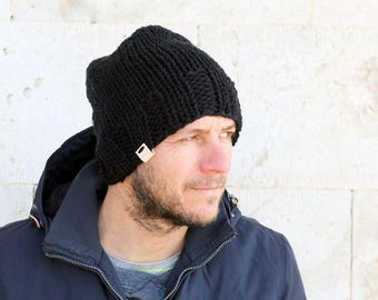 Knitting Pattern / Men's Hat Pattern / Men's Knit Hat / Simple Hat Pattern / Easy Knitting Pattern / Beanie Pattern