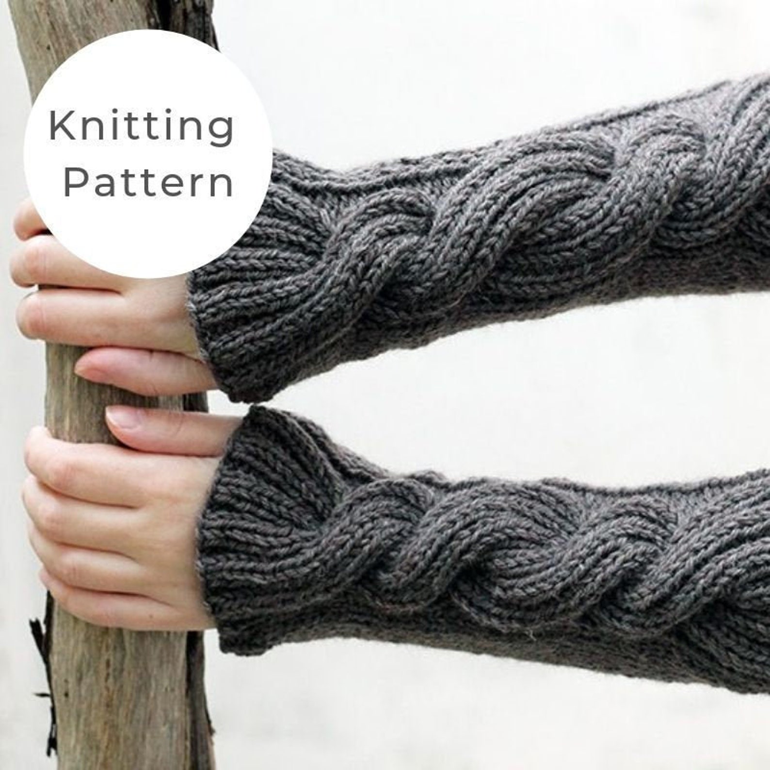 Knitting Pattern / Wrist Warmers / Wrist Warmers Pattern / Etsy