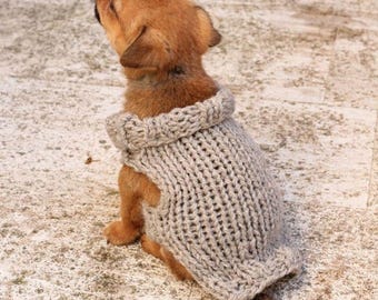 Puppy Sweater Knitting Pattern, Dog Sweater Knitting Pattern, Dog Sweater Pattern, Dog Clothes, Dog Jumper Pattern, Puppy Sweater,
