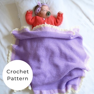 Easy crochet baby blanket, baby blanket crochet pattern, baby crochet patterns, moss stitch baby blanket pattern, blanket pattern, crochet