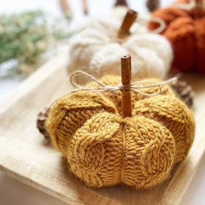 Cable knit pumpkin knitting pattern, pumpkin pattern, pumpkin pattern, pumpkin decor, knitted pumpkin, farmhouse pumpkins, fall decor