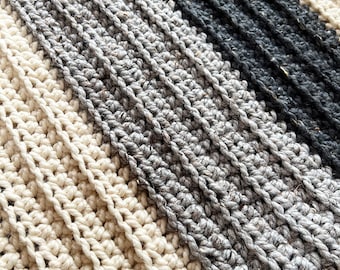 Beginner Crochet Blanket Pattern, Crochet Blanket, Blanket Pattern, Easy Blanket Pattern, Beginner Blanket Pattern, Basic Blanket Pattern
