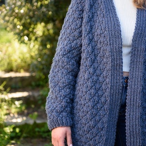 Claire's Blue Modern Cardigan Knitting Pattern / Outlander Patterns / Outlander / Outlander Knitting Patterns / Claire Cardigan Season 5 image 9