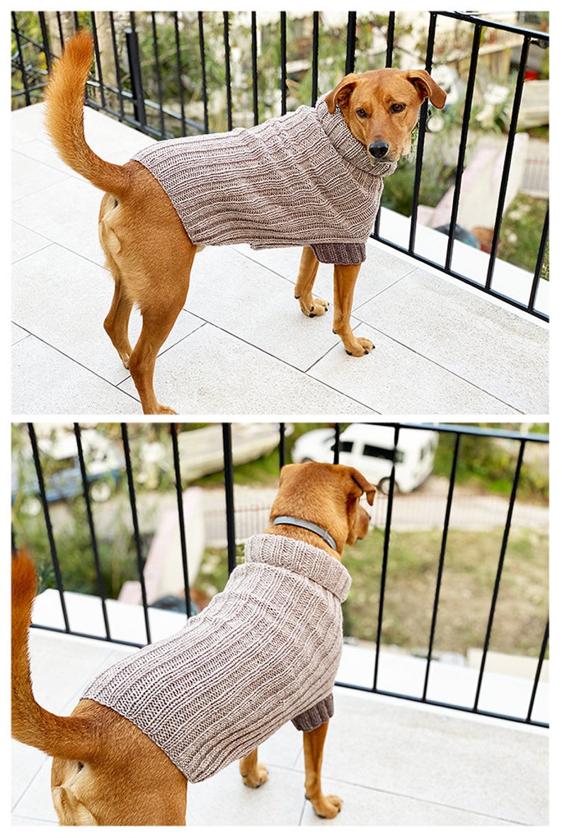 Dog sweater knitting pattern, Baby Yoda pattern, dog sweater pattern, knitting pattern, dog clothes, dog jumper pattern image 5