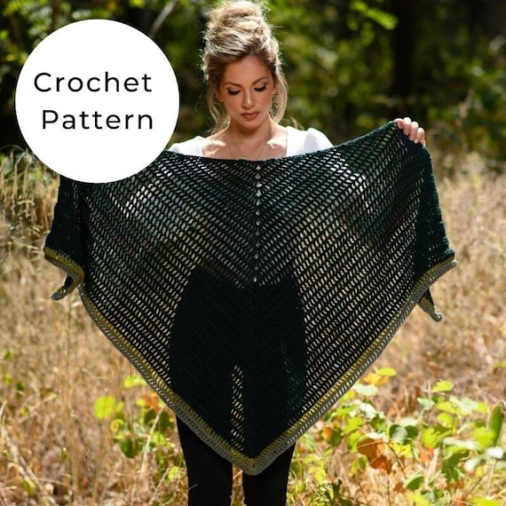 Fraser's Ridge Shawl Crochet Pattern/outlander Crochet | Etsy