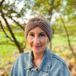 Fisherman's Rib Headband Pattern, Twisted Headband Pattern, Headband Knit Pattern, Headband Pattern, Twisted Knitted Headband Pattern