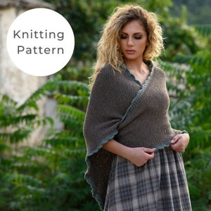 Outlander Shawl / Journeycake Shawl Knitting Pattern / Outlander Patterns / Outlander / Outlander Knitting Pattern / Triangle Shawl /
