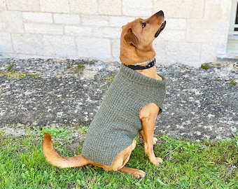 Dog sweater knitting pattern, dog sweater pattern, dog sweater, dog clothes, dog jumper pattern, dog sweater small, medium, large,