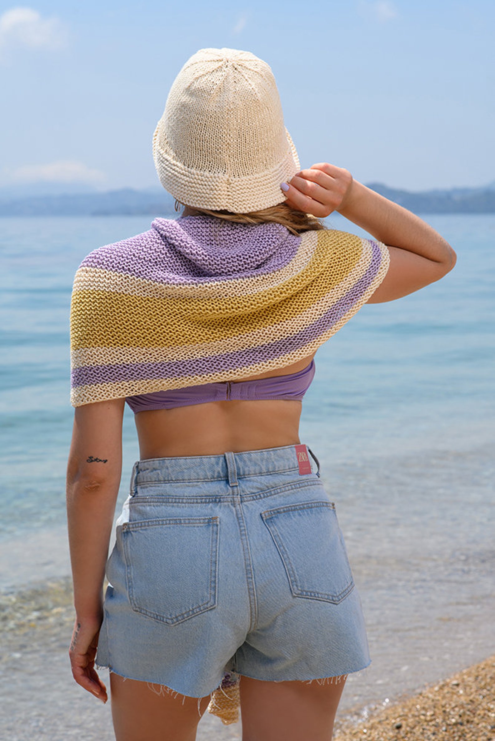 Bucket Hat Knitting Pattern Knitted Bucket Hat Pattern Sun Etsy