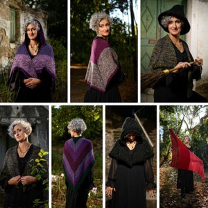 Halloween Bundle Knitting Patterns/Halloween Patterns/Halloween Knitting Patterns/Shawl Knitting Patterns