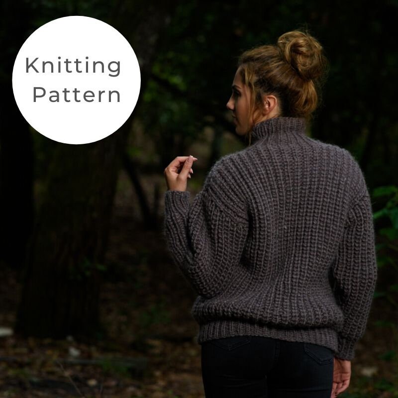 Sweater Knitting Pattern / Half 