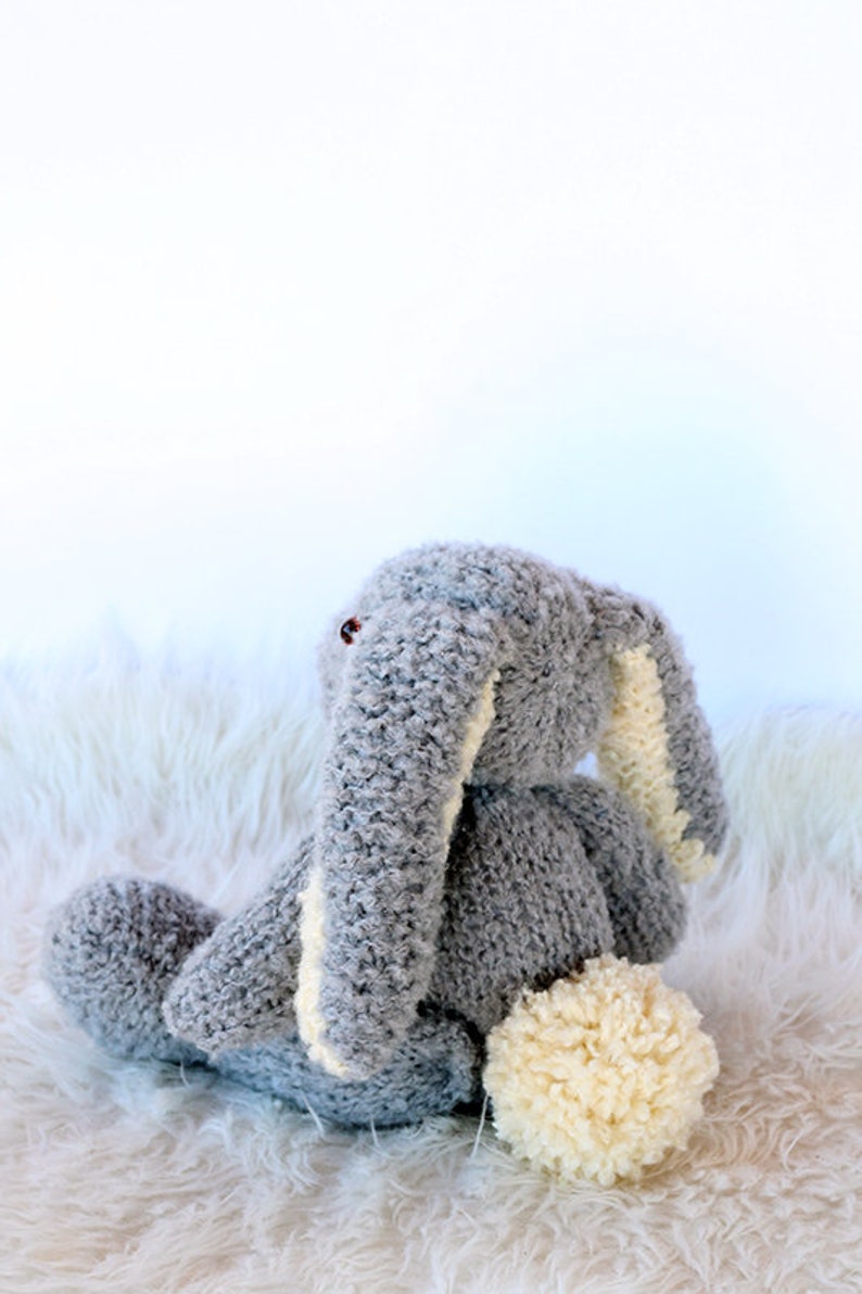 Bunny Toy Pattern Floppy Bunny Knitting Pattern Bunny Softie - Etsy
