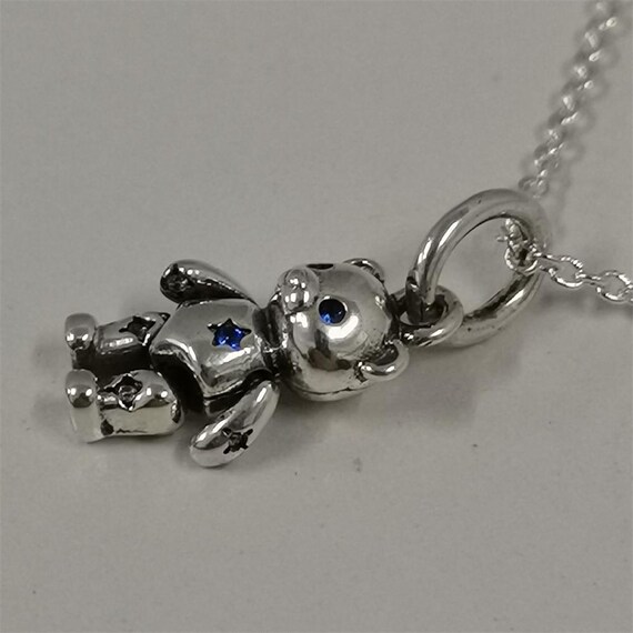 Pandora teddy bear necklace discount