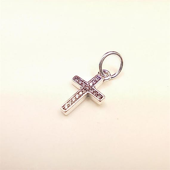 Cross Pandora Choker Silver Pandora Sparkling Cross Pendant