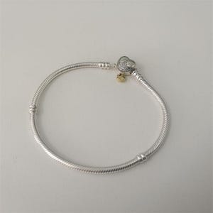 pandora 925  heart clasp dream charm bracelet