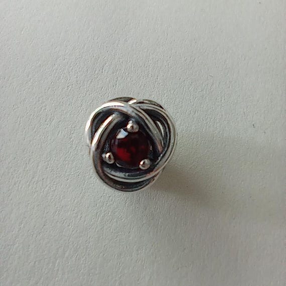 Pandora gennaio pietra portafortuna eternity circle charm s925 ale