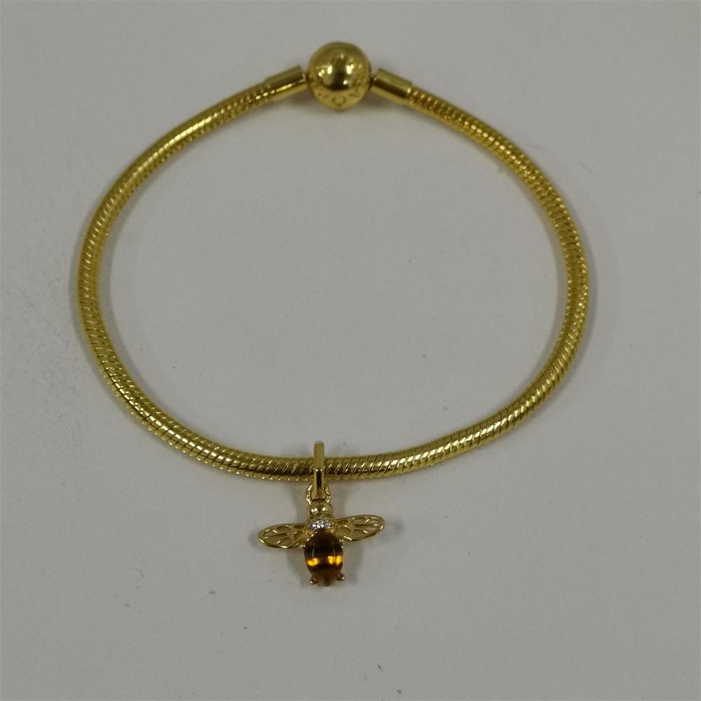Pandora Sparkling Bee Charm Bracelet Set Etsy