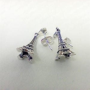 pandora eiffel tower drop earrings sterling silver
