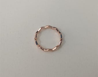 Pandora Rose Timeless Zig Zag Ring -sterling Band 54 (us 7)