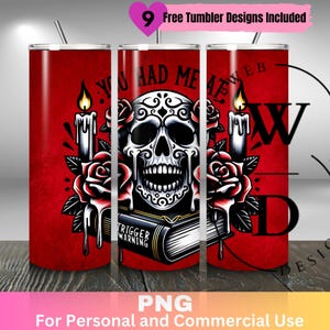 Me tuviste con la advertencia de activación Envoltura para vaso, diseño de sublimación para vaso delgado de 20 oz de Bookish, diseño de vaso de Bad Book Club Romantasy Bookish