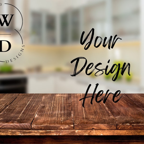 Kitchen Mockup, Kitchen Digital Backgrounds Product Mockup, Kitchen Photo Backdrop Layout